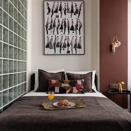 Designer 2br W Balcony 50m To Galata Tower Ac Lägenhet *